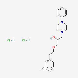 1-(2-((3r,5r,7r)-Adamantan-1-yl)ethoxy)-3-(4-phenylpiperazin-1-yl)propan-2-ol dihydrochloride
