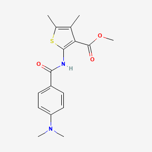 Methyl 2-(4-(dimethylamino)benzamido)-4,5-dimethylthiophene-3-carboxylate