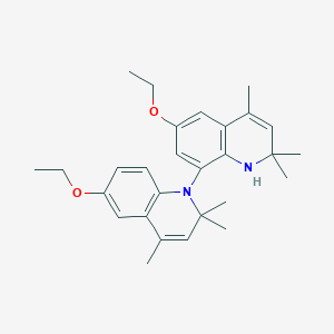 molecular formula C28H36N2O2 B026644 乙氧基喹二聚体 CAS No. 74681-77-9