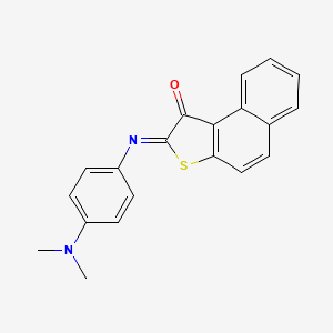 (Z)-2-((4-(dimethylamino)phenyl)imino)naphtho[2,1-b]thiophen-1(2H)-one