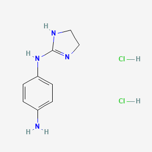 N1-(4,5-dihydro-1H-imidazol-2-yl)benzene-1,4-diamine dihydrochloride