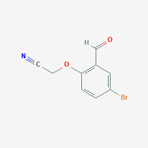 (4-Bromo-2-formylphenoxy)acetonitrile