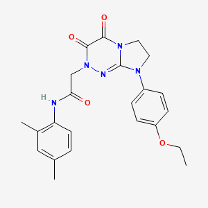 N-(2,4-dimethylphenyl)-2-(8-(4-ethoxyphenyl)-3,4-dioxo-3,4,7,8-tetrahydroimidazo[2,1-c][1,2,4]triazin-2(6H)-yl)acetamide