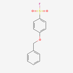 molecular formula C13H11FO3S B2664471 4-(Benzyloxy)benzene-1-sulfonyl fluoride CAS No. 1174987-30-4