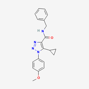 N-benzyl-5-cyclopropyl-1-(4-methoxyphenyl)-1H-1,2,3-triazole-4-carboxamide