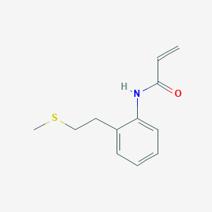 N-[2-(2-Methylsulfanylethyl)phenyl]prop-2-enamide