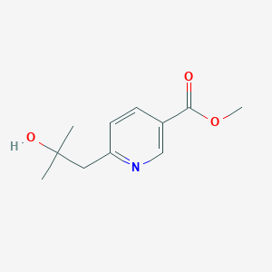 Methyl 6-(2-hydroxy-2-methylpropyl)nicotinate