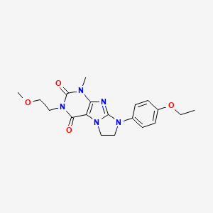 6-(4-Ethoxyphenyl)-2-(2-methoxyethyl)-4-methyl-7,8-dihydropurino[7,8-a]imidazole-1,3-dione