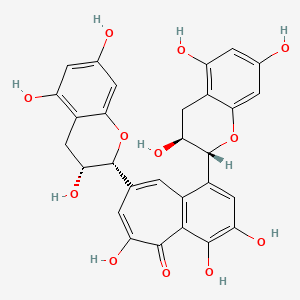 molecular formula C29H24O12 B2664562 Neotheaflavin CAS No. 36451-14-6