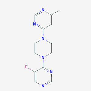 4-[4-(5-Fluoropyrimidin-4-yl)piperazin-1-yl]-6-methylpyrimidine