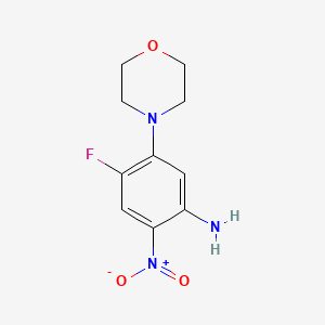 4-Fluoro-5-morpholin-4-yl-2-nitroaniline