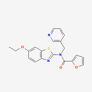 N-(6-ethoxybenzo[d]thiazol-2-yl)-N-(pyridin-3-ylmethyl)furan-2-carboxamide
