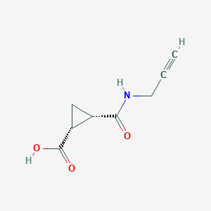 (1R,2S)-2-(Prop-2-ynylcarbamoyl)cyclopropane-1-carboxylic acid