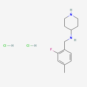 N-(2-Fluoro-4-methylbenzyl)piperidin-4-amine dihydrochloride