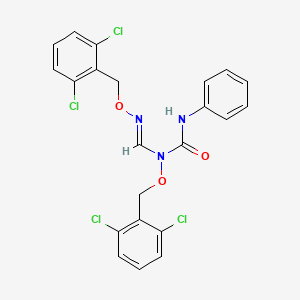N-[(2,6-dichlorobenzyl)oxy]-N-({[(2,6-dichlorobenzyl)oxy]imino}methyl)-N'-phenylurea