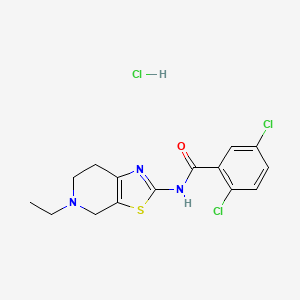 2,5-dichloro-N-(5-ethyl-4,5,6,7-tetrahydrothiazolo[5,4-c]pyridin-2-yl)benzamide hydrochloride