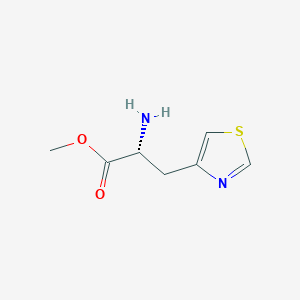 Methyl (2R)-2-amino-3-(1,3-thiazol-4-YL)propanoate