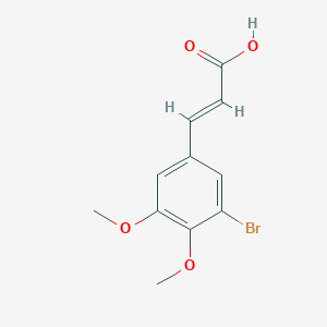 3-(3-Bromo-4,5-dimethoxyphenyl)acrylic acid