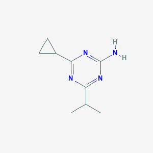 4-Cyclopropyl-6-(propan-2-yl)-1,3,5-triazin-2-amine