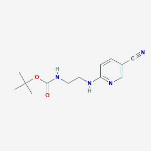 tert-Butyl (2-((5-cyanopyridin-2-yl)amino)ethyl)carbamate