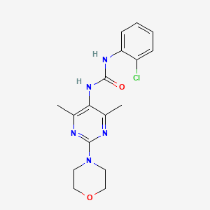 1-(2-Chlorophenyl)-3-(4,6-dimethyl-2-morpholinopyrimidin-5-yl)urea