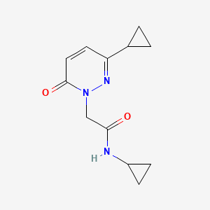 N-cyclopropyl-2-(3-cyclopropyl-6-oxopyridazin-1(6H)-yl)acetamide