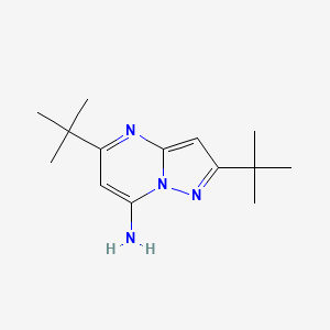 2,5-Di-tert-butyl-pyrazolo[1,5-a]pyrimidin-7-ylamine