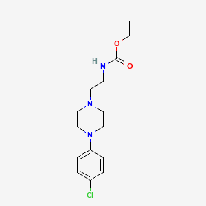 molecular formula C15H22ClN3O2 B2664800 Ethyl (2-(4-(4-chlorophenyl)piperazin-1-yl)ethyl)carbamate CAS No. 1211777-96-6
