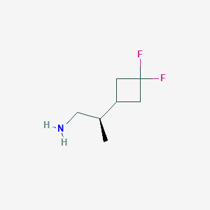 (2R)-2-(3,3-Difluorocyclobutyl)propan-1-amine