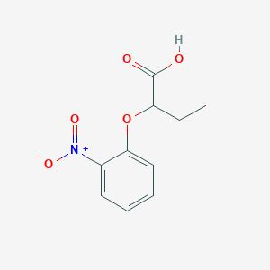 molecular formula C10H11NO5 B2664950 2-(2-Nitrophenoxy)butanoic acid CAS No. 869946-58-7