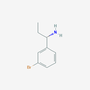 molecular formula C9H12BrN B2664959 (S)-1-(3-Bromophenyl)propan-1-amine CAS No. 760171-71-9
