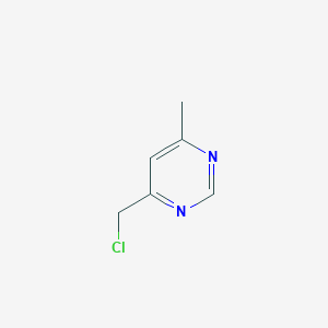 molecular formula C6H7ClN2 B2664973 4-(Chloromethyl)-6-methylpyrimidine CAS No. 98198-62-0