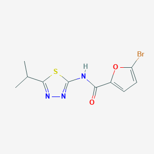 molecular formula C10H10BrN3O2S B2665077 5-溴-N-(5-异丙基-1,3,4-噻二唑-2-基)呋喃-2-羧酰胺 CAS No. 919211-74-8