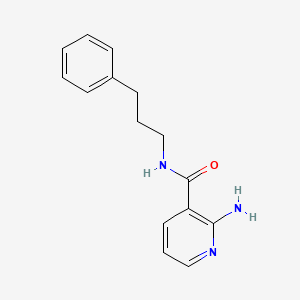2-amino-N-(3-phenylpropyl)pyridine-3-carboxamide
