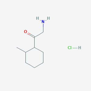 2-Amino-1-(2-methylcyclohexyl)ethanone;hydrochloride