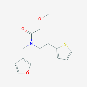 N-(furan-3-ylmethyl)-2-methoxy-N-(2-(thiophen-2-yl)ethyl)acetamide