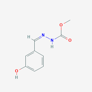 N'-[(1Z)-(3-hydroxyphenyl)methylidene]methoxycarbohydrazide