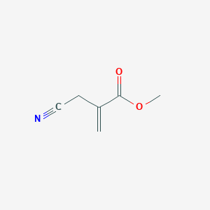 molecular formula C6H7NO2 B2665166 2-(氰甲基)丙烯酸甲酯 CAS No. 556801-19-5