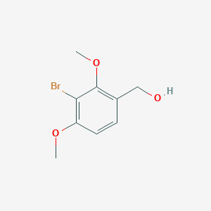 molecular formula C9H11BrO3 B2665171 (3-Bromo-2,4-dimethoxyphenyl)methanol CAS No. 1600905-90-5