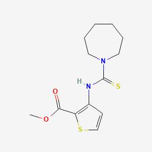 Methyl 3-[(azepan-1-ylcarbonothioyl)amino]thiophene-2-carboxylate