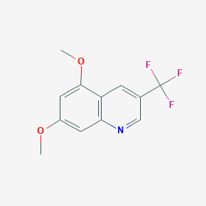 5,7-Dimethoxy-3-(trifluoromethyl)quinoline