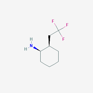 (1R,2R)-2-(2,2,2-Trifluoroethyl)cyclohexan-1-amine