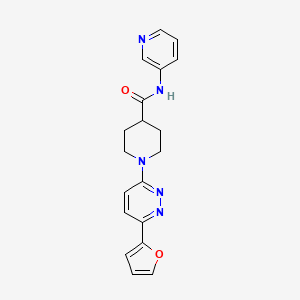 1-(6-(furan-2-yl)pyridazin-3-yl)-N-(pyridin-3-yl)piperidine-4-carboxamide