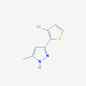 3-(3-chlorothiophen-2-yl)-5-methyl-1H-pyrazole