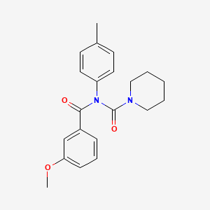 N-(3-methoxybenzoyl)-N-(p-tolyl)piperidine-1-carboxamide
