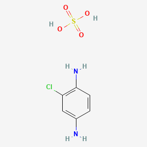 molecular formula C6H9ClN2O4S B2665282 2-Chloro-p-phenylenediamine sulfate CAS No. 6219-71-2