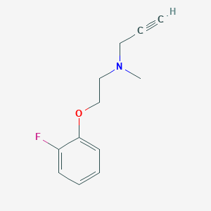 molecular formula C12H14FNO B2665285 [2-(2-Fluorophenoxy)ethyl](methyl)(prop-2-yn-1-yl)amine CAS No. 1241552-60-2