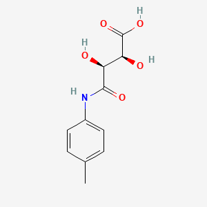 molecular formula C11H13NO5 B2665307 (-)-4'-Methyltartranilic acid CAS No. 206761-78-6