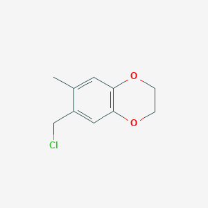 6-(Chloromethyl)-7-methyl-2,3-dihydro-1,4-benzodioxine