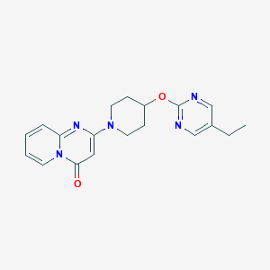 molecular formula C19H21N5O2 B2665352 2-{4-[(5-ethylpyrimidin-2-yl)oxy]piperidin-1-yl}-4H-pyrido[1,2-a]pyrimidin-4-one CAS No. 2380080-03-3